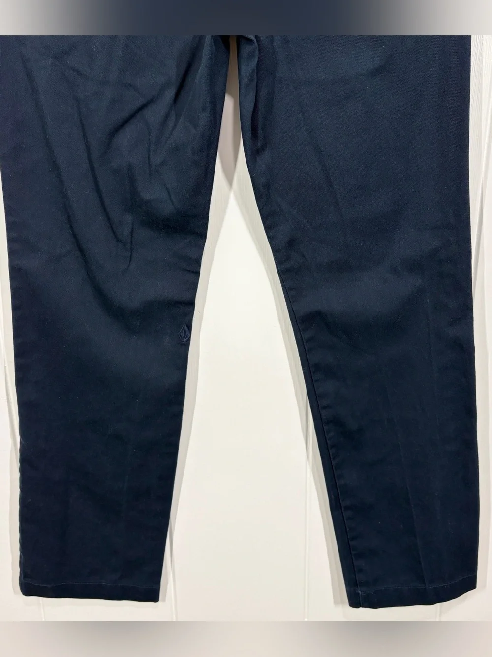 Volcom Mens Chino Pants Size 29 Navy Blue Tapered